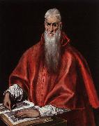 El Greco Saint Jerome as a Cardinal oil painting picture wholesale